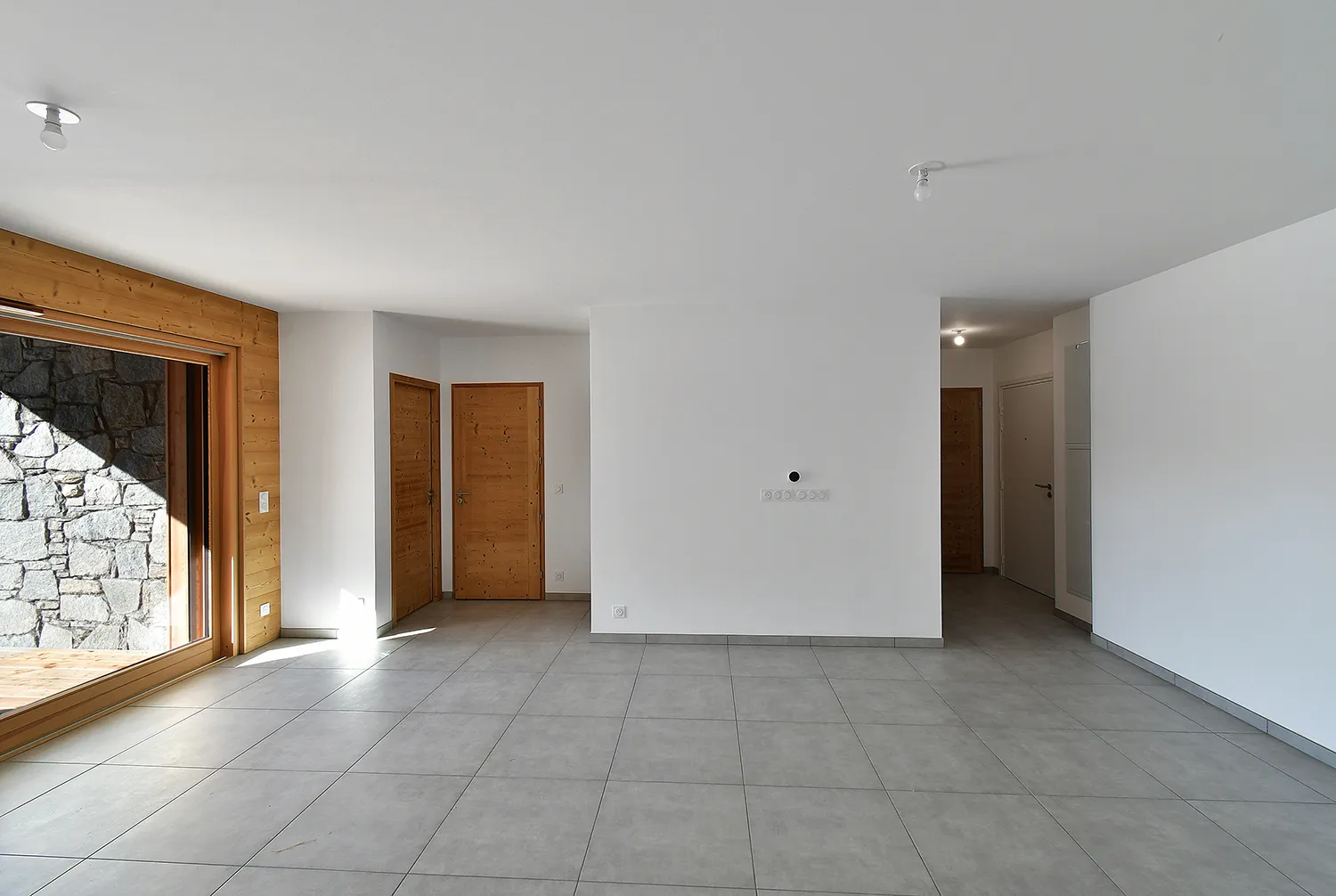 Séjour et salle à manger avant home staging virtuel